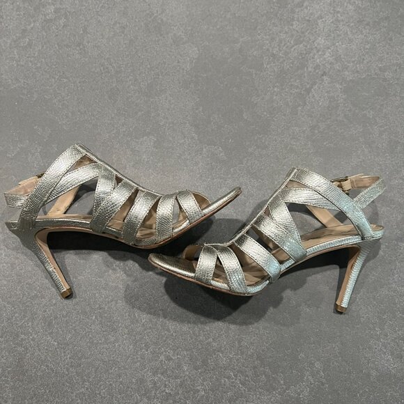 Via Spiga Silver Sandals - Size 7.5 - Picture 5 of 13